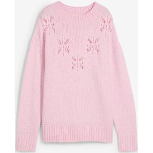 Grof gebreide trui van zachte wolmix