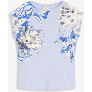 Shirt met oversized schouders