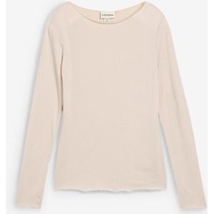 Licht longsleeve met boothals