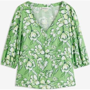 Blouse van fijne viscosemix