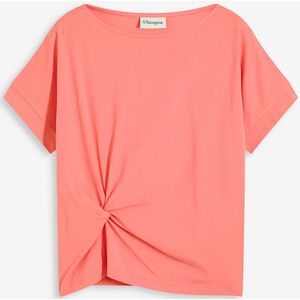 T-shirt met een knoopdetail