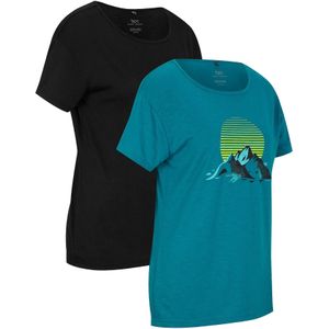 Sneldrogend outdoor T-shirt (set van 2)