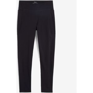 Ultrazachte sportlegging met zakken opzij, cropped