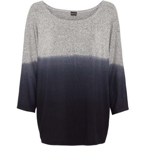 Oversized shirt met kleurverloop