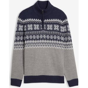 Noorse trui met schipperskraag