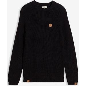 Trui met ronde hals van een zachte katoenmix