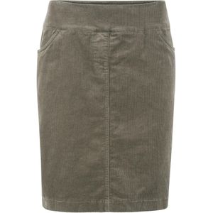 Stretch corduroy rok met een comfortabele band