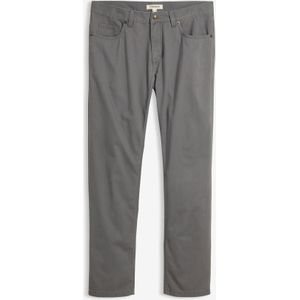 Regular fit twill broek van katoen, straight