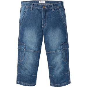 Regular fit 3/4 jeans, straight