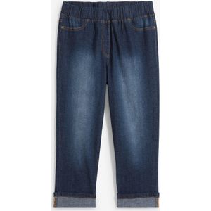 Slim fit jeans van katoen, mid waist