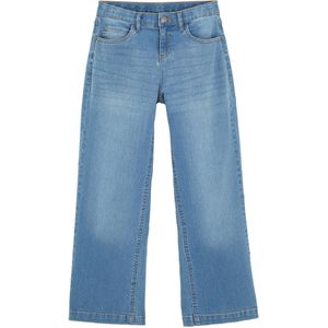 Wide leg mid waist jeans