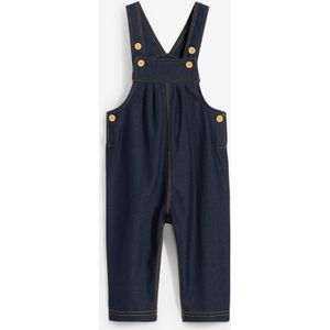 Baby sweat tuinbroek van een katoenmix met houten knopen