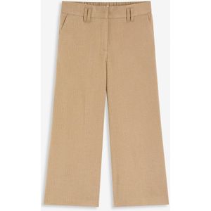 Broek met visgraatpatroon in wollook