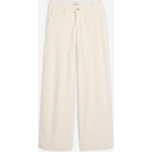 Wijde corduroy broek