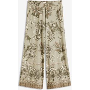 Jersey broek met paisley motief