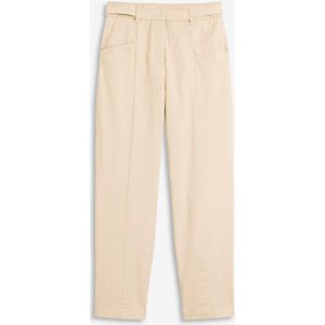 Twill broek in tapered fit