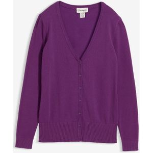 Basic vest met knoopsluiting