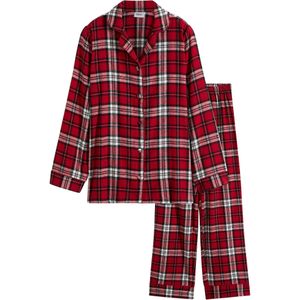 Geweven pyjama van flanel (2-dlg. set)