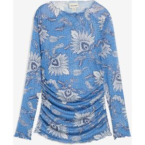 Longsleeve van fijne mesh