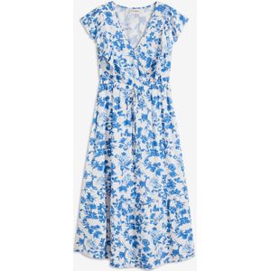 Midi jurk van soepele viscose