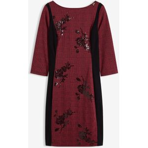 Kokerjurk met paillettenborduursel