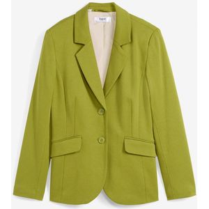 Getailleerde blazer van katoen-jersey