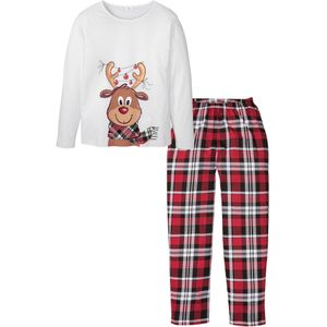 Pyjama met langen mouwen van biologisch katoen