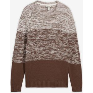 Gebreide comfort fit trui van katoen