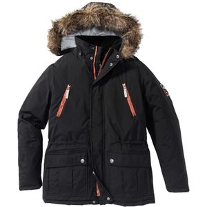 Waterafstotende winterjas met capuchon