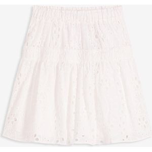 Minirok met eyeletborduursel