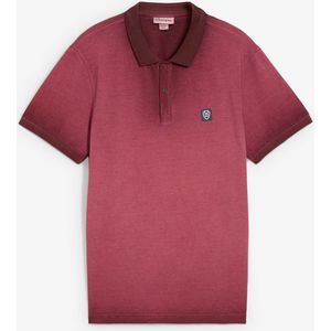 Piqué poloshirt in washed out used look