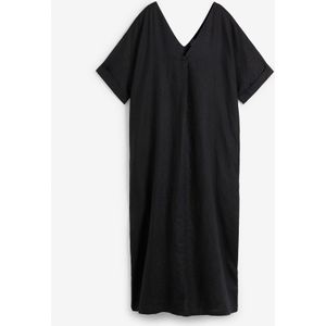 Wijde kaftan jurk van puur linnen
