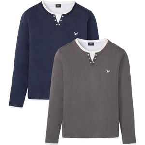 2-in-1 longsleeve (set van 2)