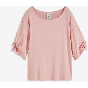 T-shirt met boothals