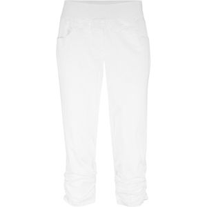 Capri broek van katoenmix met comfortband
