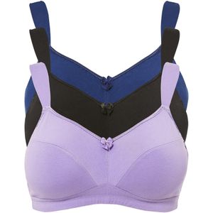 Bh zonder beugels (set van 3) met katoen