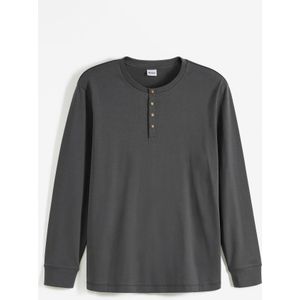 Henley shirt, lange mouw