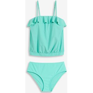 Badeau tankini met veelzijdige schouderbandjes (2-dlg. set)
