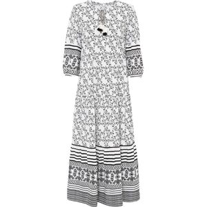 Maxi jurk van soepele viscose