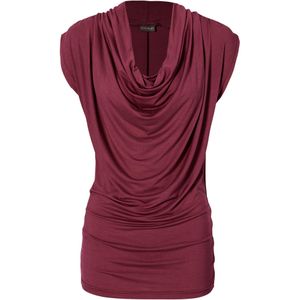 Longshirt - Viscose-mix - Elegante uitstraling - Watervalhals