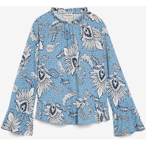 Shirtblouse van een zachte modalmix