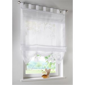 Effen vouwgordijn met gerecycled polyester