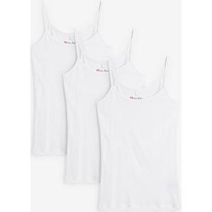 Top - Katoen - Set van 3 - Aansluitend - Spaghettibandjes