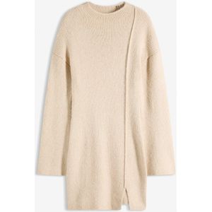 Korte gebreide jurk met wol