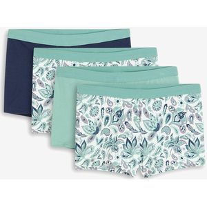 Damesboxer - Biologisch Katoen - Set van 4 - Boxershorts