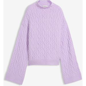 Trui met kabelpatroon