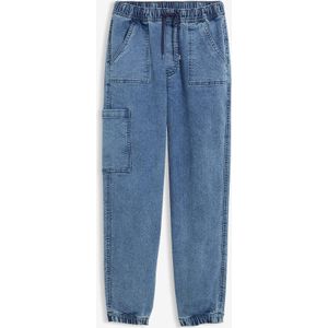 Jongens cargo jeans met stretch, loose fit