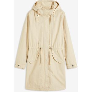 Lange parka met capuchon