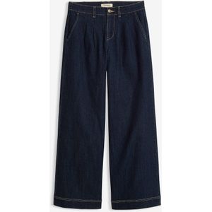 Wide leg jeans high waist met een comfortabele tailleband