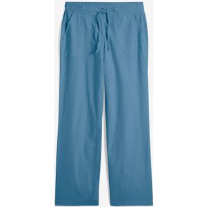 Wijde broek met linnen